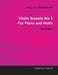 Violin Sonata - No. 3 - Op. 12/No. 3 - For Piano and Violin;With a Biography by Joseph Otten by Ludwig Van Beethoven, Joseph Otten