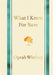 What I Know For Sure by Winfrey, Oprah