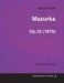 Mazurka Op.32 - For Solo Piano (1875) by Gabriel Fauré