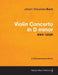 Violin Concerto in D minor - A Full Instrumental Score BWV 1052R by Johann Sebastian Bach