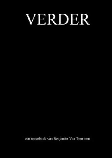 Verder by Benjamin Van Tourhout