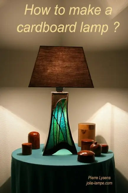 How to make a cardboard lamp by Pierre Lysens