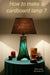 How to make a cardboard lamp by Pierre Lysens