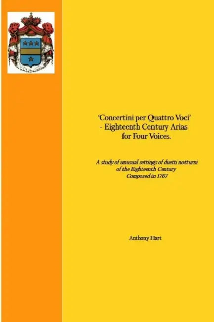Concertini per Quattro Voci by Anthony Hart