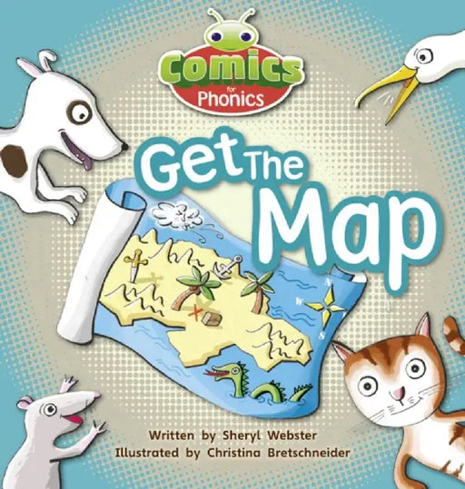 Bug Club Comics for Phonics Reception Phase 2 Set 05 Get the Map! by Sheryl Webster