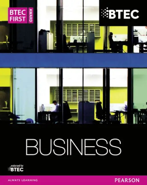 BTEC First Business Award Student Book by Carol Carysforth