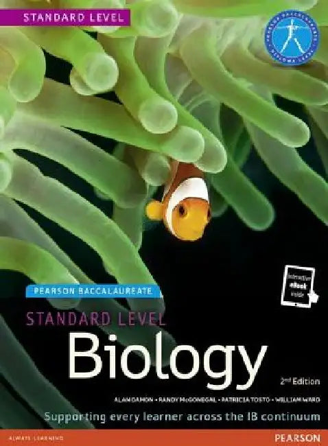 Pearson Baccalaureate Biology Standard Level 2nd edition print and ebook bundle for the IB Diploma by Patricia Tosto