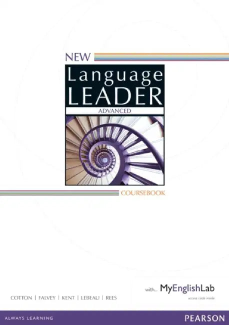 New Language Leader Advanced Coursebook with MyEnglishLab Pack by David Cotton