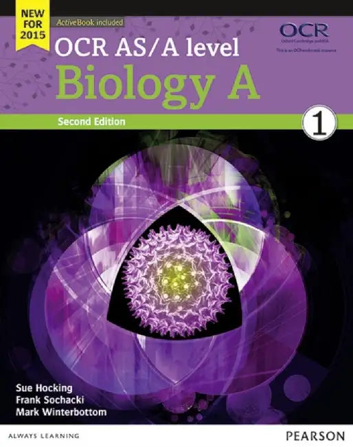 OCR AS/A level Biology A Student Book 1 + ActiveBook by Sue Hocking