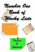 Number One Book of Wacky Lists by Thomas F. Shubnell