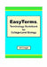 EasyTerms Terminology Guidebook for College-Level Biology by Ed Creager