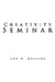 Creativity Seminar by Dan M. Mrejeru
