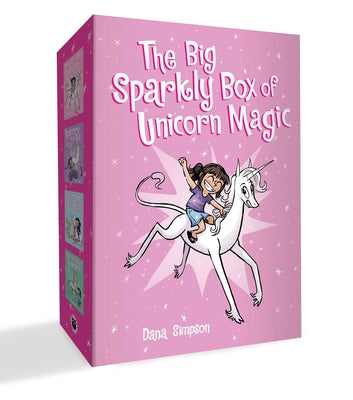 The Big Sparkly Box of Unicorn Magic: Phoebe and Her Unicorn Box Set Volume 1-4 by Andrews McMeel Publishing