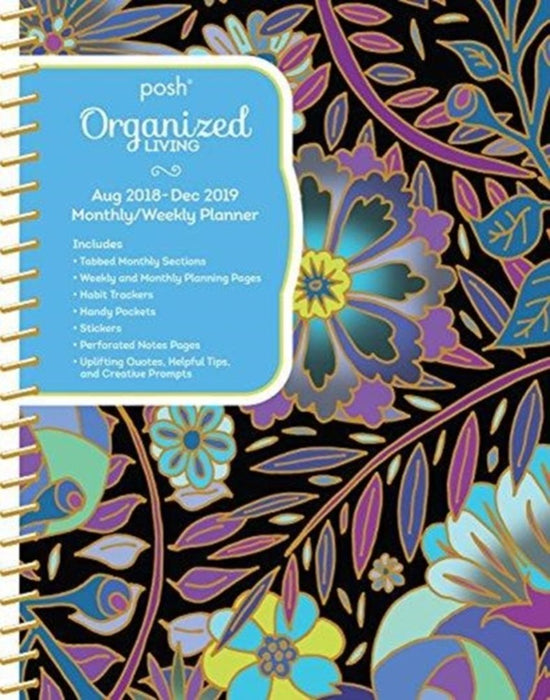 Posh: Organized Living 2018-2019 Monthly Weekly Planning Calendar by Andrews McMeel Publishing