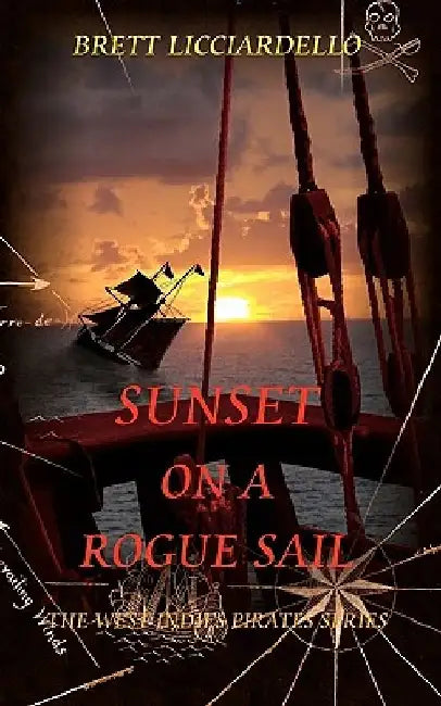 Sunset on a Rogue Sail by Brett Licciardello