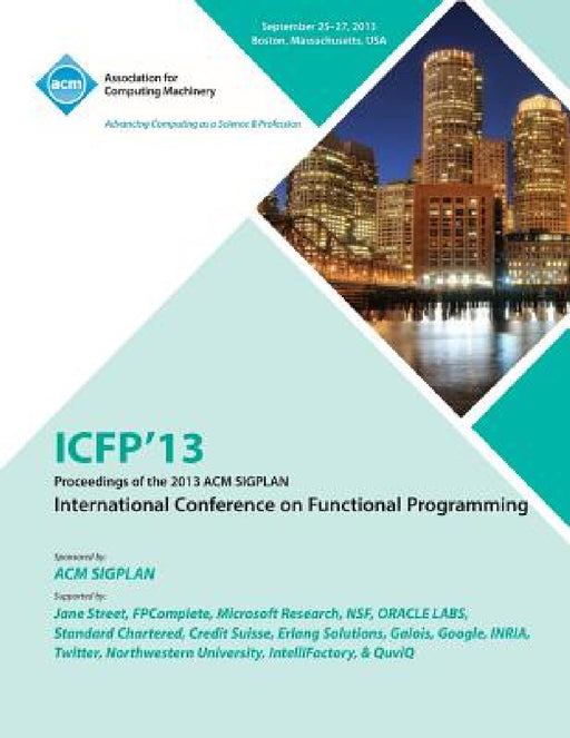 ICFP 14 19th ACM SIGPLAN International Conference On Functional Programming by Icfp 14 Conference Committee