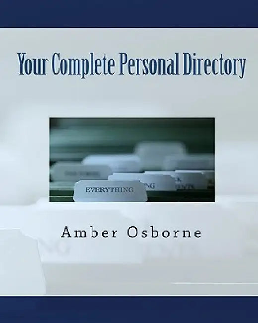 Your Complete Personal Directory by Amber Osborne