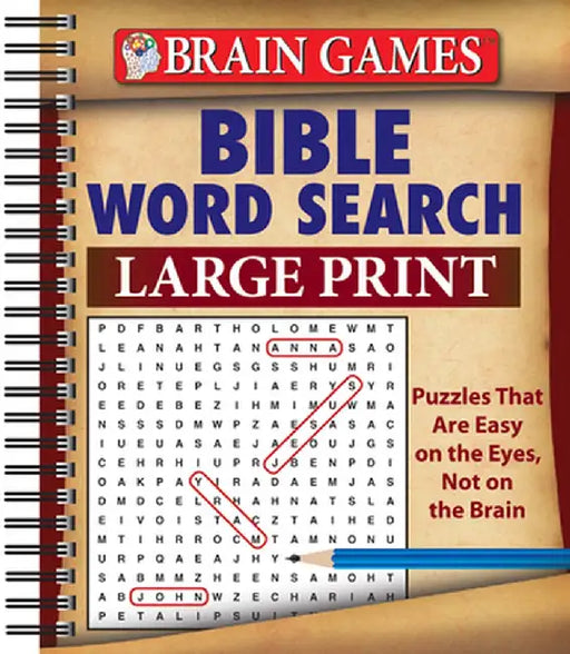 Brain Games Bible Word Search Large Print by Ltd Publications International