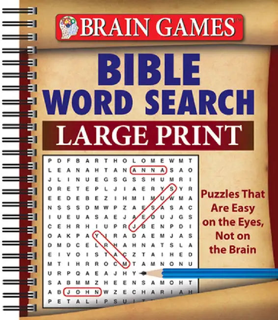 Brain Games Bible Word Search Large Print by Ltd Publications International