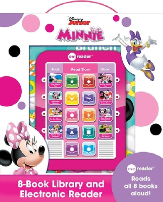 Disney Minnie Mouse - Me Reader Electronic Reader and 8 Sound Book Library - Pi Kids
