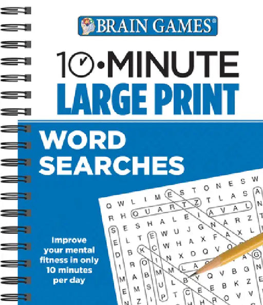 Brain Games - 10 Minute: Large Print Word Searches by Publications International Ltd, Brain Games