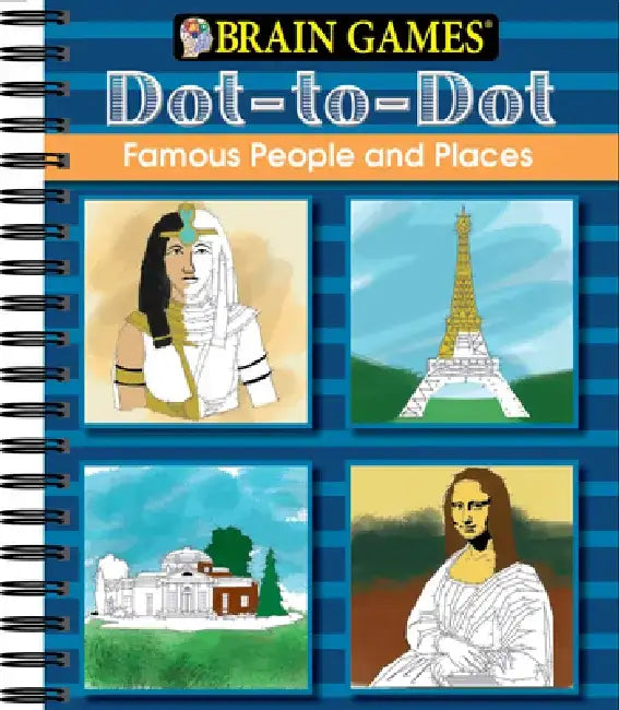 Brain Games Dot to Dot Famous People and Places by Ltd Publications International
