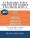 15 Realistic Tests for the SAT Subject Test Math Level 1: Up to date and true to life by Rusen Meylani