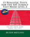 15 Realistic Tests for the SAT Subject Test Math Level 2 by Rusen Meylani