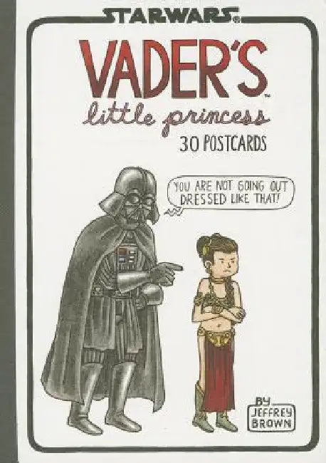 Vader's Little Princess 30 Postcards by Jeffrey Brown