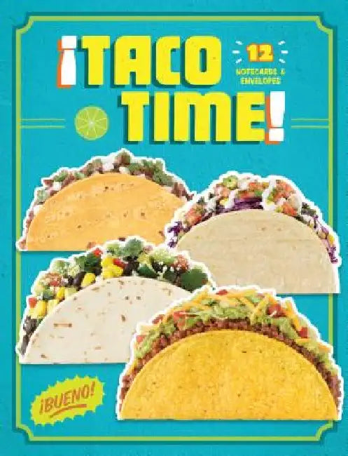 Taco Time: 12 Notecards & Envelopes by Chronicle Books