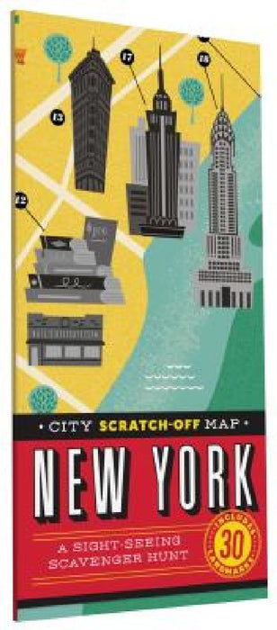 City Scratch-Off Map: New York: A Sight-Seeing Scavenger Hunt by Christina Henry de Tessan
