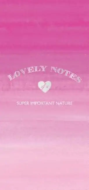 Lovely Notes: Pink Ombre by Erin Hung