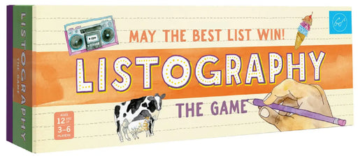 Listography: The Game: May the Best List Win! (Board Games, Games for Adults, Adult Board Games) by Lisa Nola
