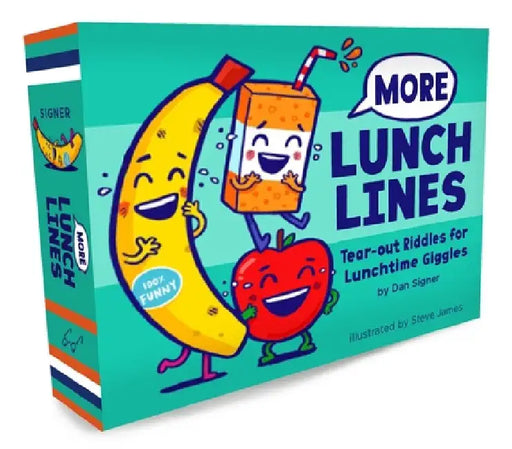 More Lunch Lines: Tear-Out Riddles for Lunchtime Giggles (Lunch Jokes for Kids, Notes for Kids' Lunch Boxes with Silly Kid Jokes) by Dan Signer
