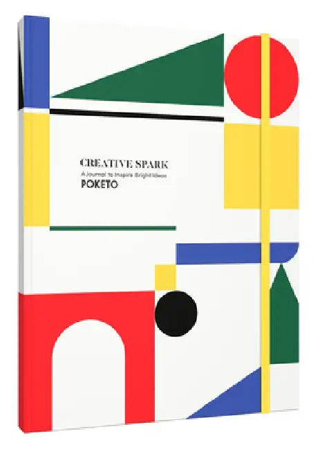 Creative Spark: A Journal to Inspire Bright Ideas (Book of Guided Prompts to Ignite Creativity, Notebook with Colorful Geometric Desig by Ted Vadakan