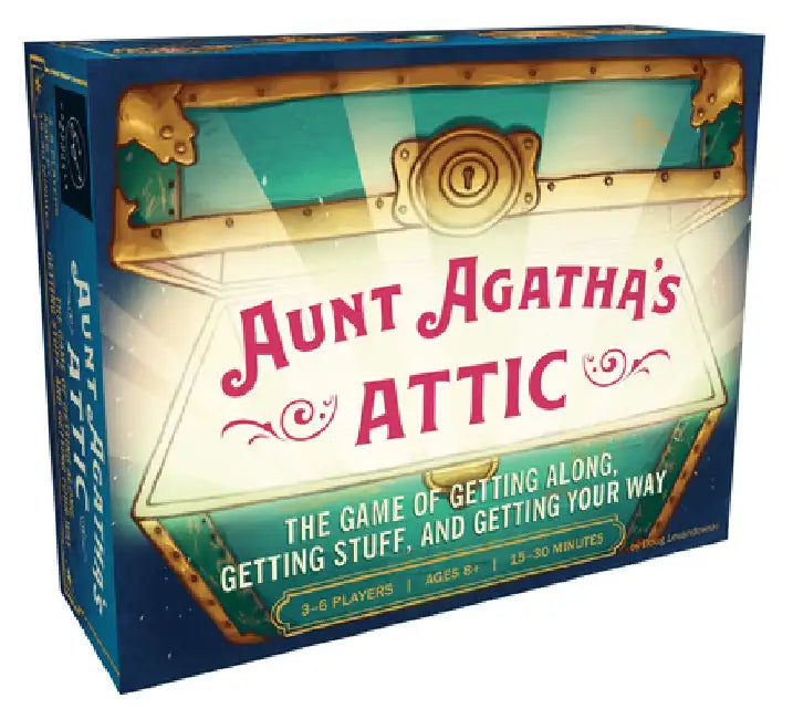 Aunt Agatha's Attic: The Game of Getting Along, Getting Stuff, and Getting Your Way (Fun and Fast Family Card Game, Quick and Easy Negotiat by Doug Levandowski