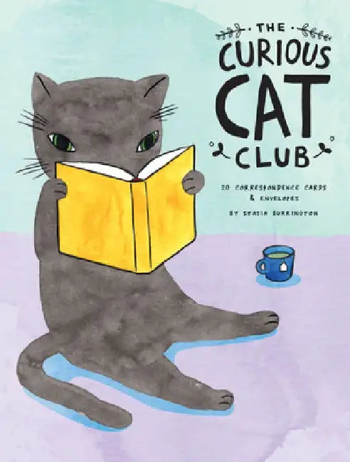 The Curious Cat Club Correspondence Cards by Stasia Burrington