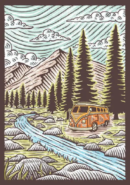 Great Outdoors Flexi Journal: (Blank Lined Notebook of Natural Landscapes, Illustrated Journal That Celebrates Nature) by Travis Pietsch