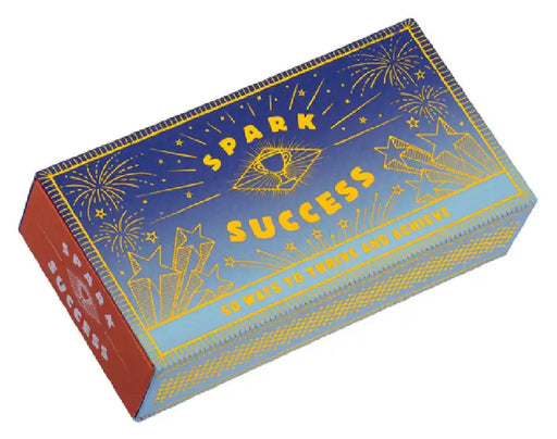 Spark Success: 50 Ways to Thrive and Achieve (Motivational Ideas for Productivity and Achievement, Matchbox with Prompts for Career and Life Success) by Chronicle Books