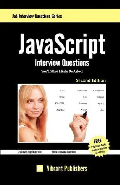 JavaScript Interview Questions You'll Most Likely Be Asked by Vibrant Publishers