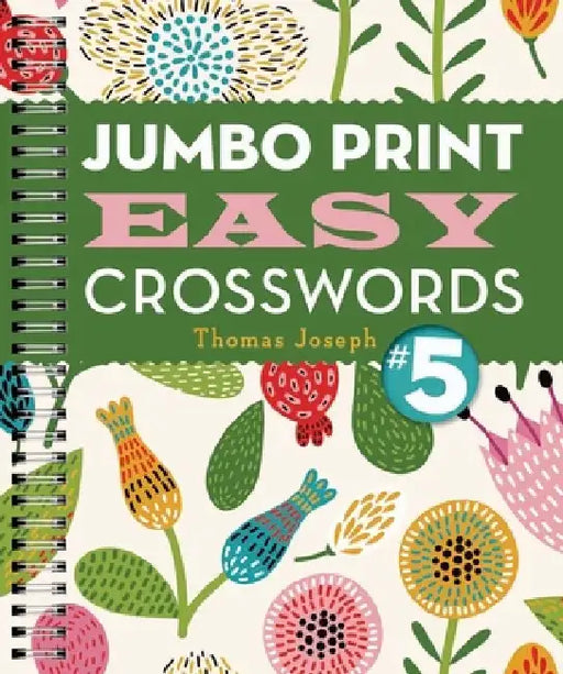Jumbo Print Easy Crosswords #5 by Thomas Joseph