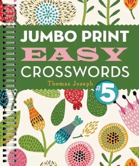 Jumbo Print Easy Crosswords #5 by Thomas Joseph