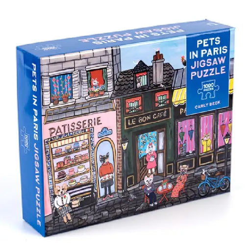 Pets in Paris 1,000-Piece Jigsaw Puzzle by Carly Beck