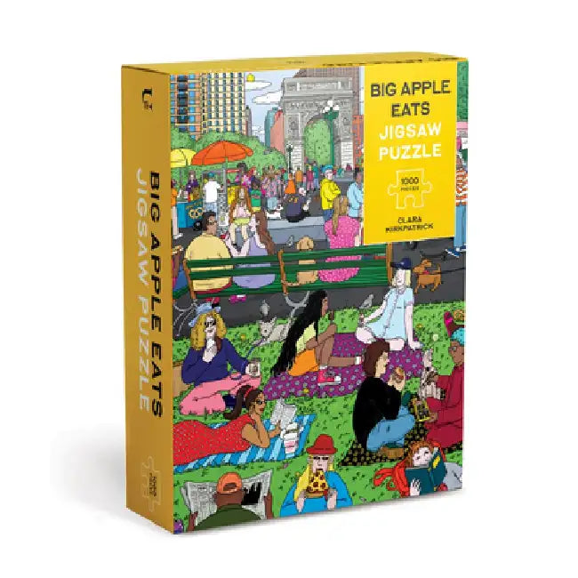 Big Apple Eats 1,000-Piece Jigsaw Puzzle by Clara Kirkpatrick