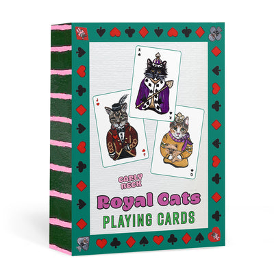 Royal Cats Playing Cards by Carly Beck