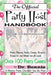 The Official Party Host Handbook by Bonnie