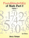 Fundamentals of Math Part 2 Algebra 1: 2nd Edition by Jerry Ortner