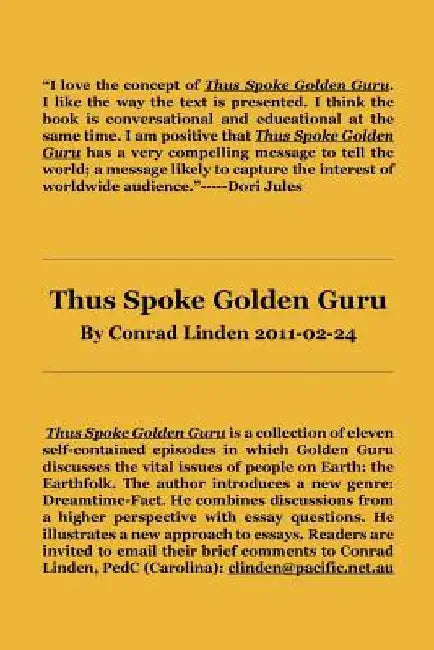 Thus Spoke Golden Guru by Conrad Linden