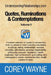 Quotes, Ruminations & Contemplations - Volume II by Corey Wayne