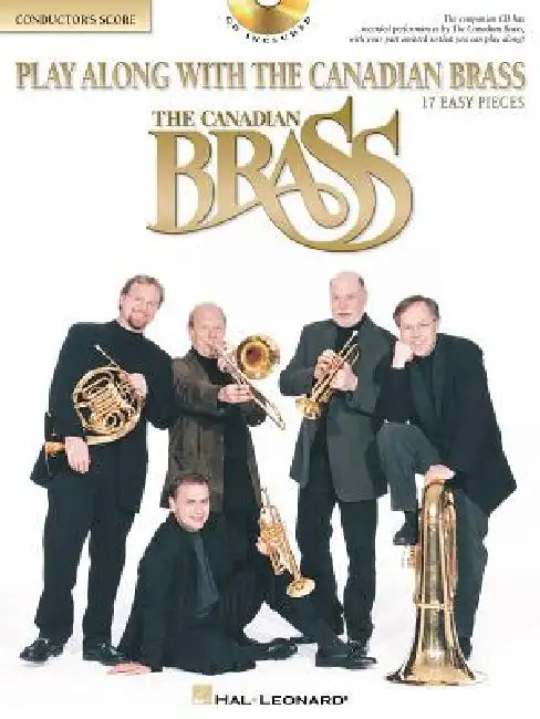 Play Along with the Canadian Brass: 17 Easy Pieces Conductor's Score by Hal Leonard Corp, The Canadian Brass